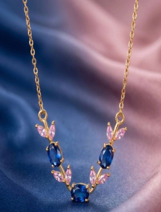 Gold-Plated Pendants Necklace