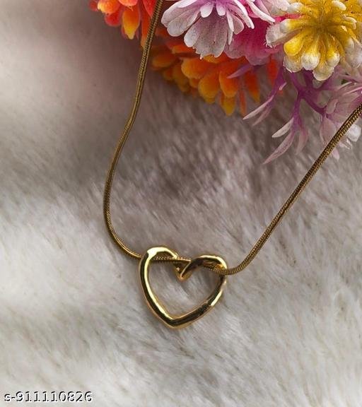 Heart Pendant Necklace Trendy